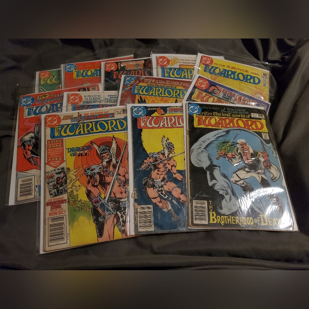 Lot of DC The Warlord comics